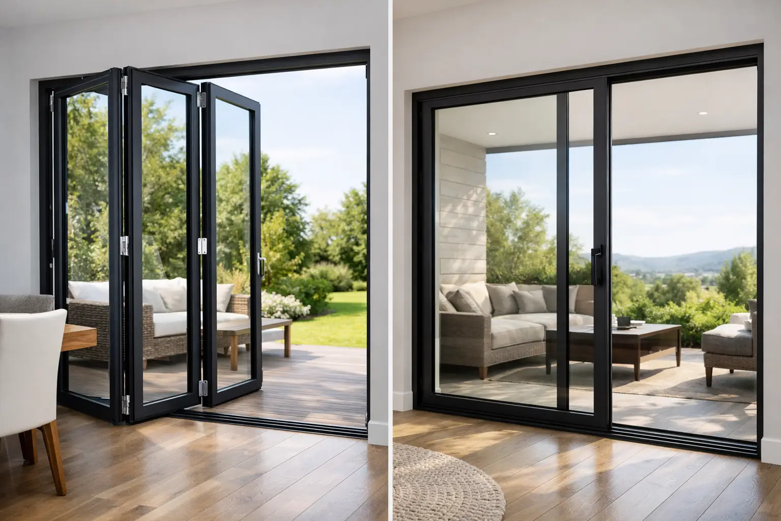Aluminium Bifolds Versus Sliders Compared